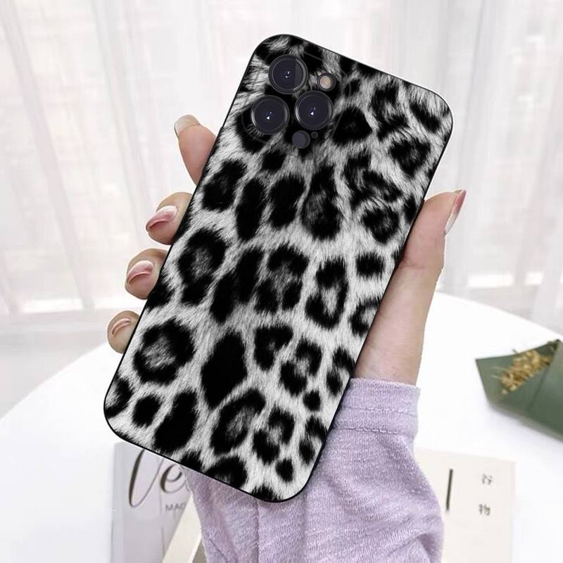 Fashion Tiger Leopard Print Phone Case Silicone Soft For Iphone 14 13 12 11 Pro Mini XS MAX 8 7 6 Plus X 2020 XR Shell