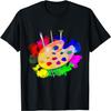 Artist Paint Palette And Brushes Art T-Shirt