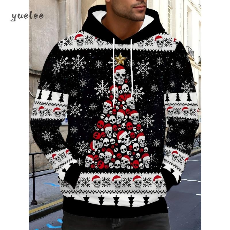 New Santa Claus 3d Graphic Print Hoodies Men Women Fashion Christmas Hoodie Sweatshirt Snowman Tracksuits Men clothing Winter Falls