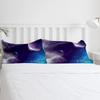 Comforter Cloud Universe Moon Space Bedding Set 3Pcs Boys Girls Kids Adult Double Bed Set Home Textile
