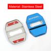 4Pcs Stainless Car Door Lock Cover Protect Buckle Case Latch Stop Anti Rust Trim Stickers For Haval H6 3th Gen  2022 2023