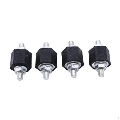 4Pcs Rubber Mounts Intercooler Spare Parts Professional Sturdy Repair Direct Replaces M6