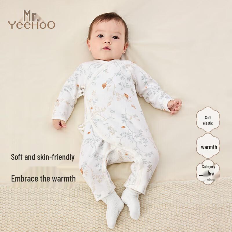 YEEHOO Newborn Autumn/Winter Long-Sleeve Bodysuit 59