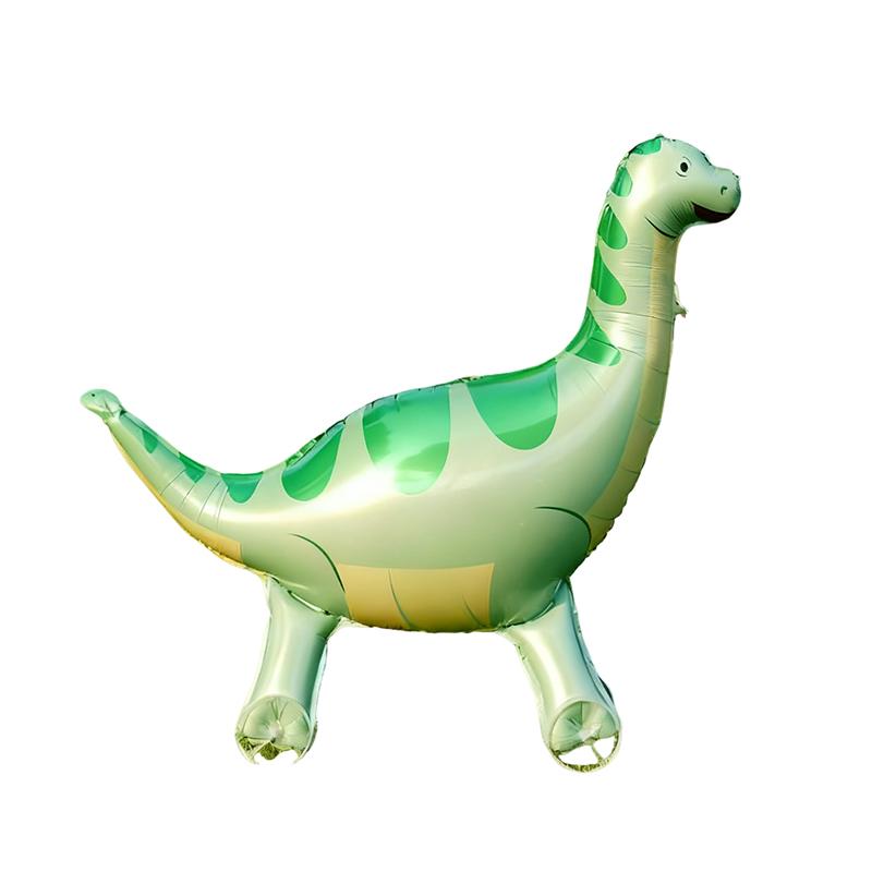 4D Cartoon Foil Balloons Elephant Stand Walking Balloon With Wheel For Kids Birthday Party Decoration Baby Shower