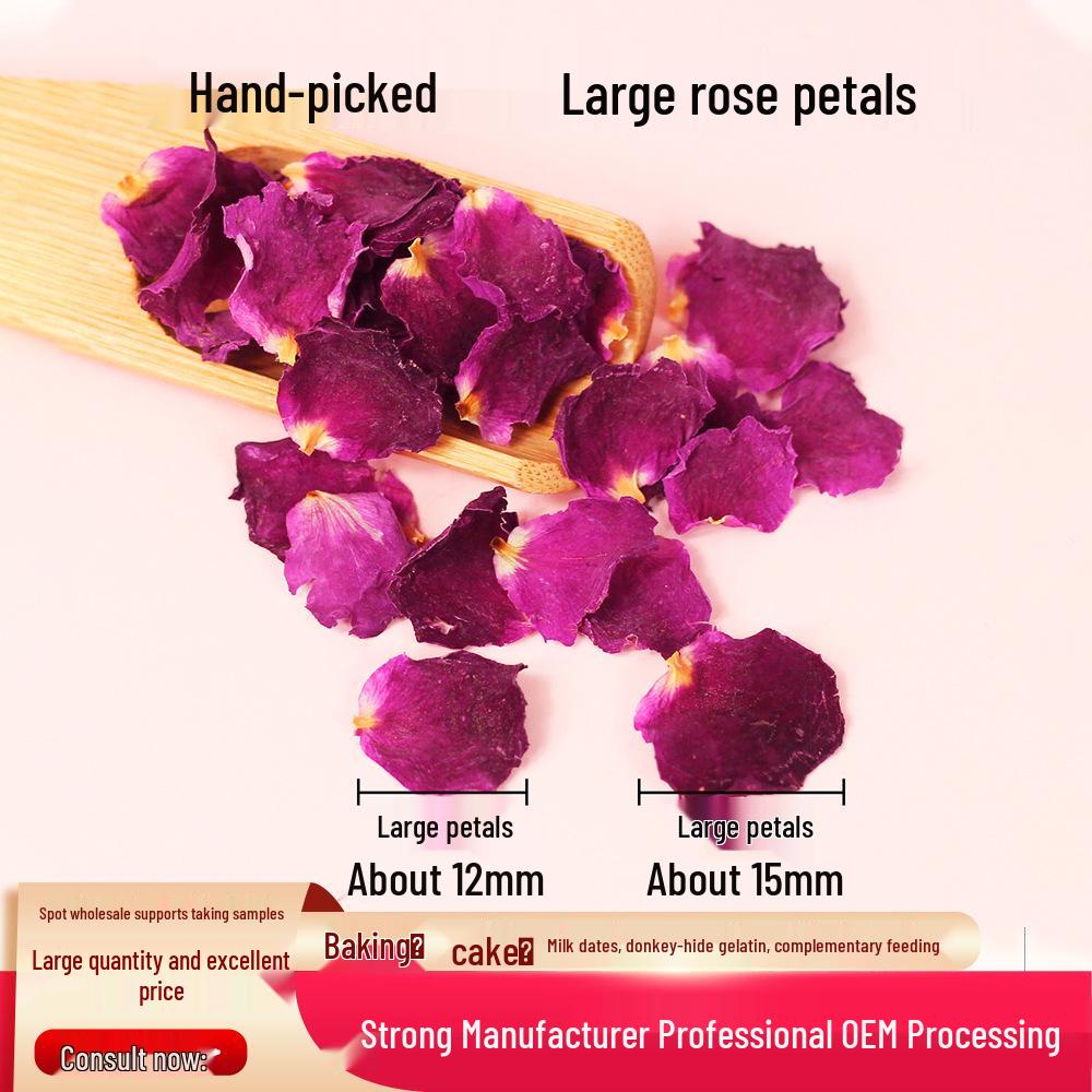 Pingyin Double Petal Edible Dried Rose Petals