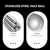 Gazing Hemisphere Ball Stainless Steel Garden Hemisphere Mirror Outdoor Decorative Reflective Globe for Yard and Garden Decor