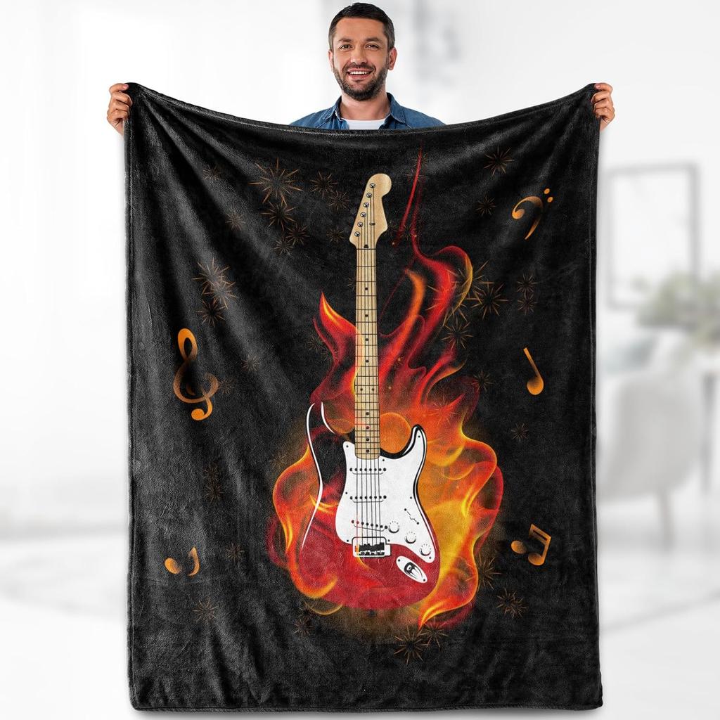 Starry Night Van Gogh Art Print Fleece Blanket Famous Painting Design Soft Cozy Throw Home Decor For Living Room Or Bedroom