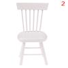 Simulation Mini Wood Chair Furniture Model Toys For Doll House Decoration 1/12