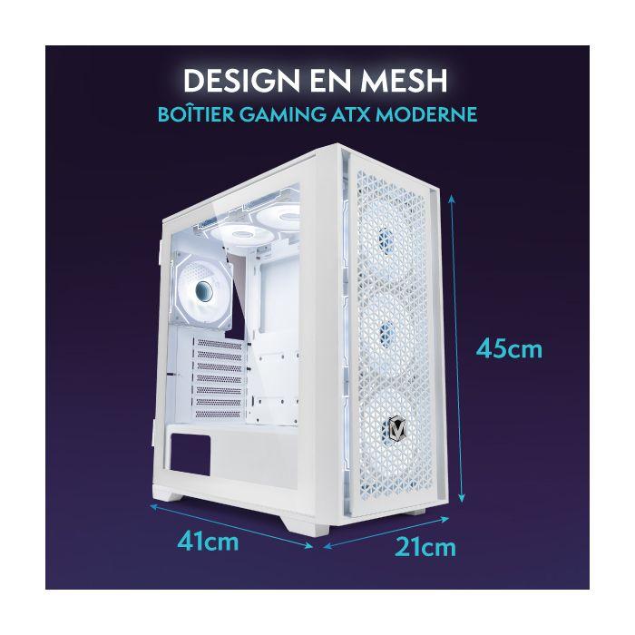 Vibox IV-336 PC Gamer Complet • 27" Écran • Ryzen 7 5700X • RTX 5070 • 32 Go RAM • 1 To SSD • Windows 11 • WiFi 6 + Bluetooth 5.4