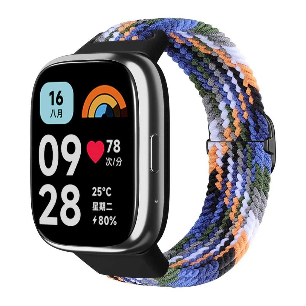 Geflochtene Solo-Schlaufe für Xiaomi Redmi Watch 3 active Armbänder Zubehör Sport Nylon Atmungsaktiv Ersatz Correa Redmi 3 Lite Band