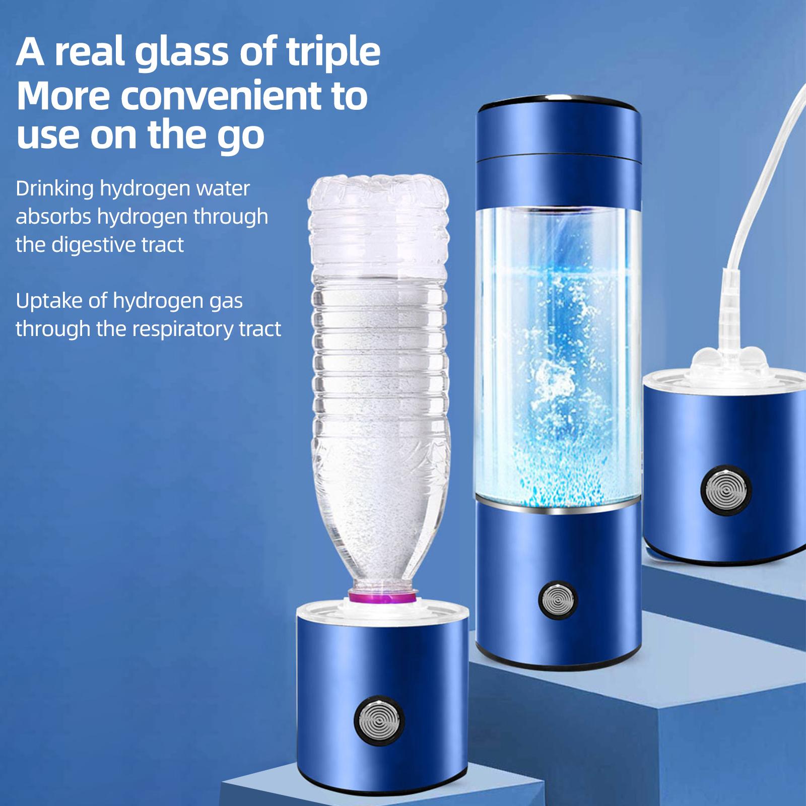 Portable Hydrogen Water Bottle Generator for Water Hydrogen Water Generator for   Travel 330ML