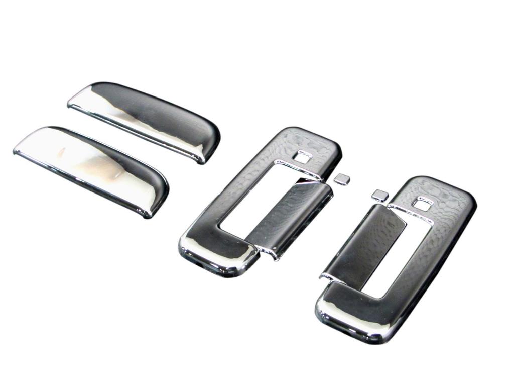 BRIGHTZ Chrome Plated Door Handle Cover Knob for NV100 Clipper Rio DR17W DR17 DR R17 17 NV100 NV 100 V100 Clipper Rio Clipper Rio NV10 [DHC-NOBU-110]