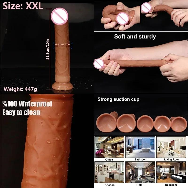 Bondage Equipt Dildos With Vibration For Women Butt Wearing Sleeve For Penis Vibrator Butterfly Sexetoys Exercise Dick Toys