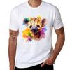 Rainbow Hyena Tshirt Casual All Match Short Sleeve Tshirt