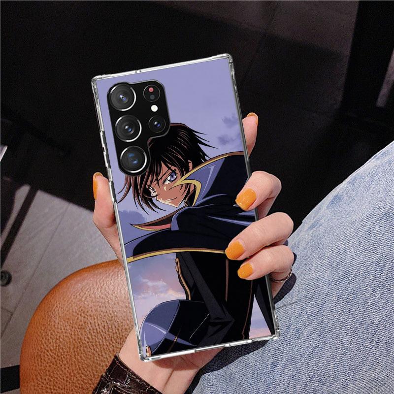 Code Geass Anime Phone Case For Samsung Galaxy S24 S25 Edge S26 Ultra S23 S22 S21 Plus S20 FE + Personalized Print Cover Galaxy
