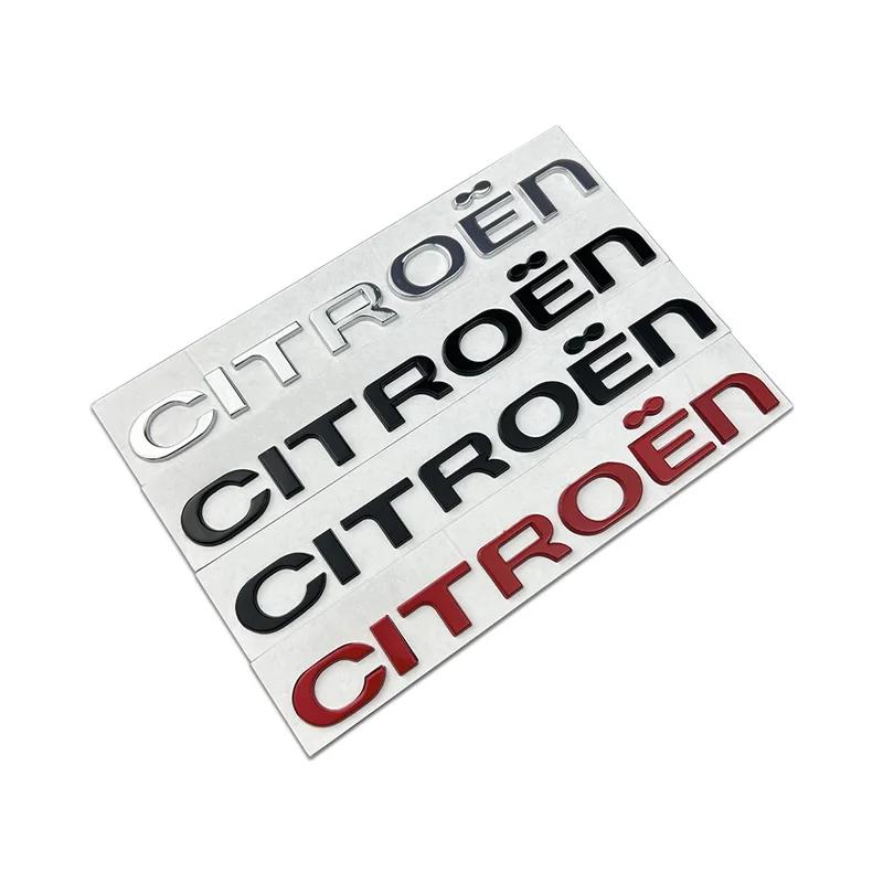 Metallplakette Auto Heckklappen-Emblem für Citroen C4 C3 C5 C1 DS3 DS5 DS4 Jumper Xsara C-Elysee Picasso Nemo Aufkleber Zubehör PR7