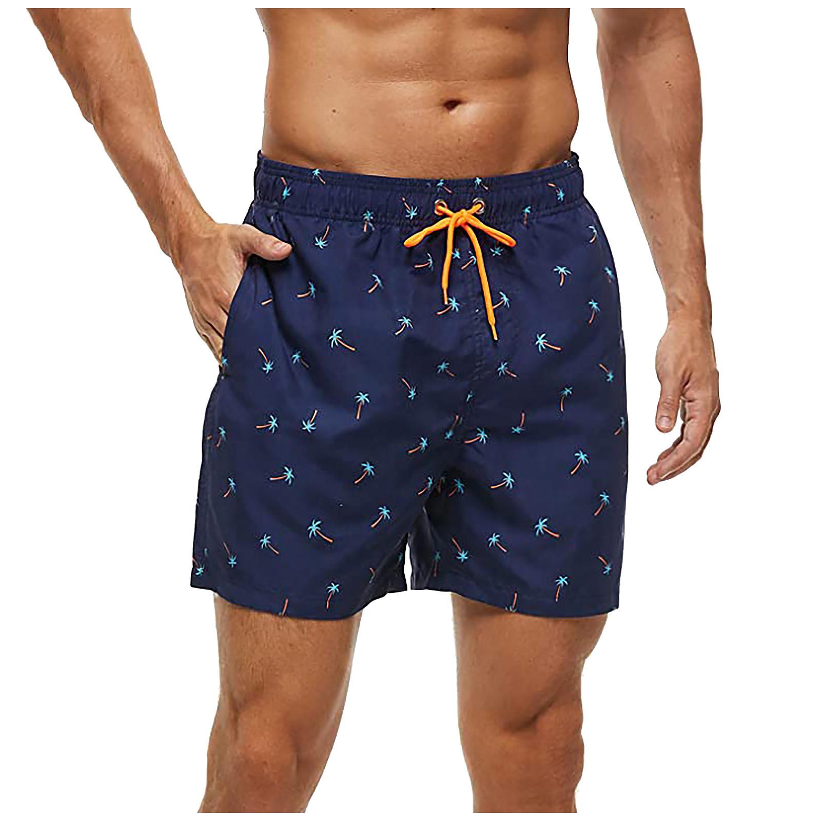 

Модні чоловічі дихаючі плавки, штани, листя, принт, купальники, пляжні шорти, тонкий одяг