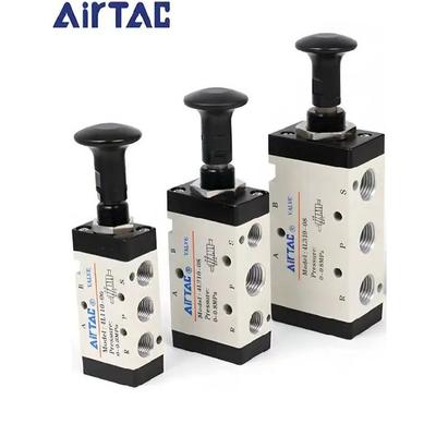 Airtac Original 4L110-06 4L210-08 4L310-10 Hand-pull Valve Pneumatic Control Reversing Switch Ventilation Valves 4