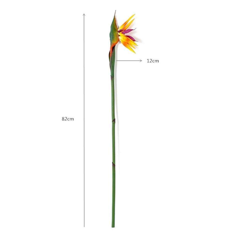 Authentic Touch Artificial Bird of Paradise Long Stem Fake Flower Faux Plants  Wedding Decoration