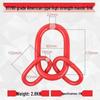 Heavy Duty Lifting Chain Connector with Eye Ring and Snap Hook