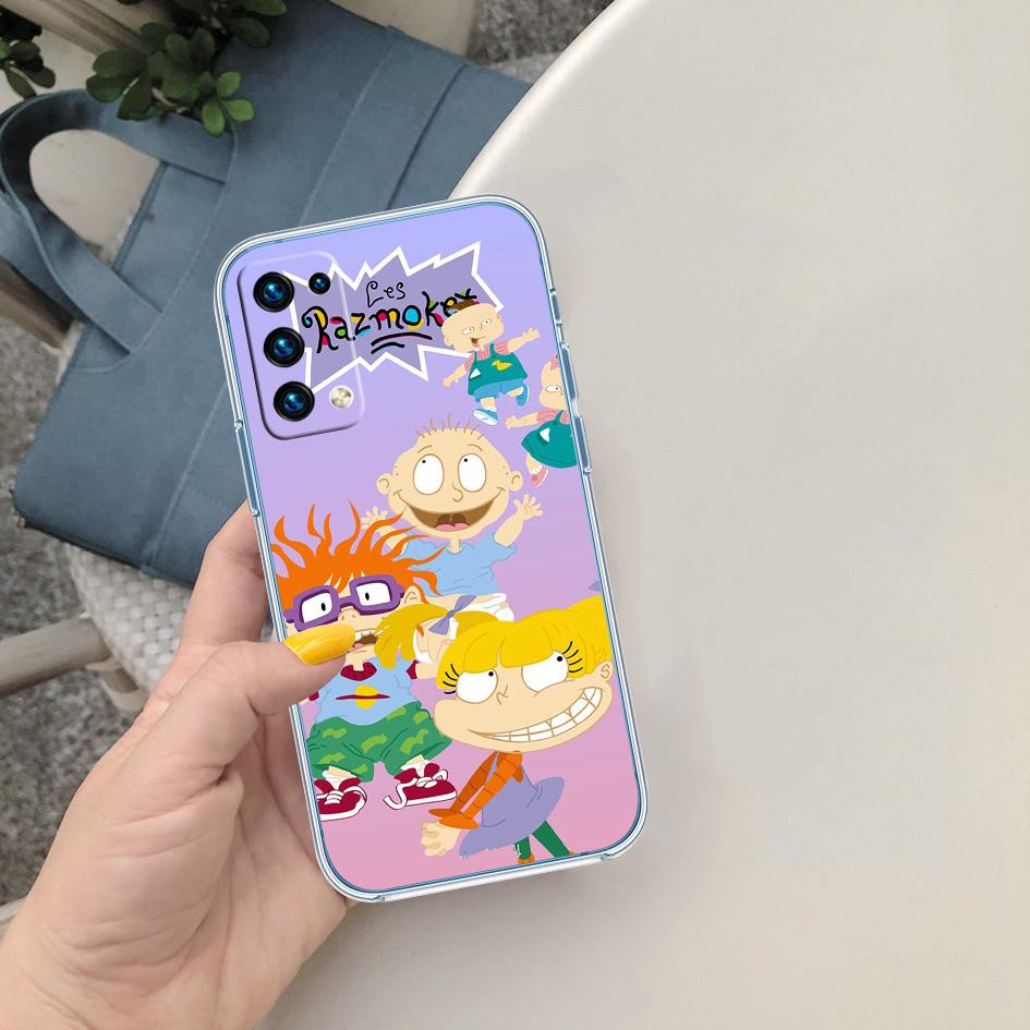 R-Rugrats Funny Phone Case for Motorola Moto E13 E15 E20 E22 22I E22S E30 E32 E40 E7 E7I G Plus Power Play Stylus G22 G14