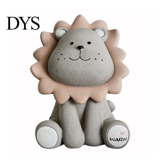 Lovely Money Box Eco-friendly Water-resistant Resin Home Figurines Piggy Bank for