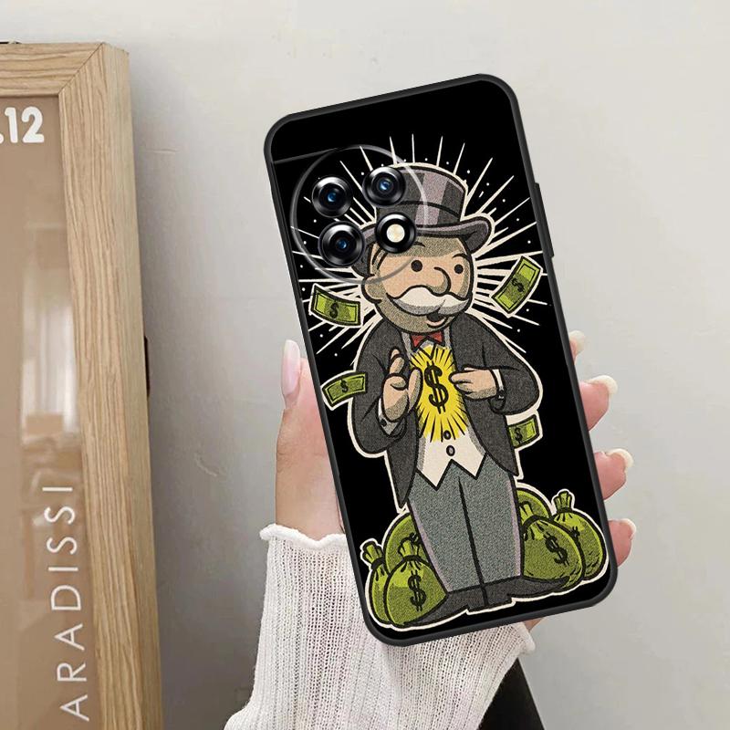 

Dollar M-Monopolys Case For OnePlus 12R 12 11 9 10 Pro 10R 10T OnePlus Nord 3 2T N10 N20 CE 2 Lite CE4 Cover OnePlus 9R