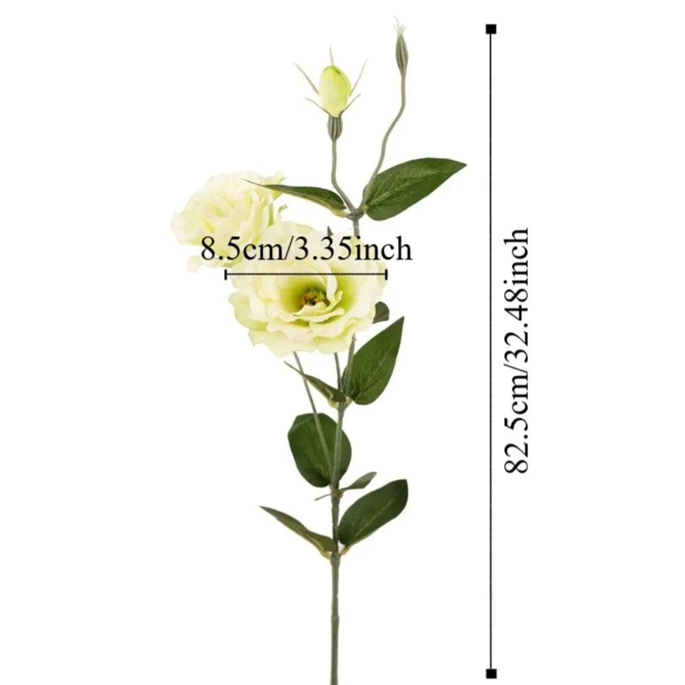 Platycodon Flower Artificial Balloon Flower Lisianthus Real Touch Faux Balloon Branch Artificial Handmade