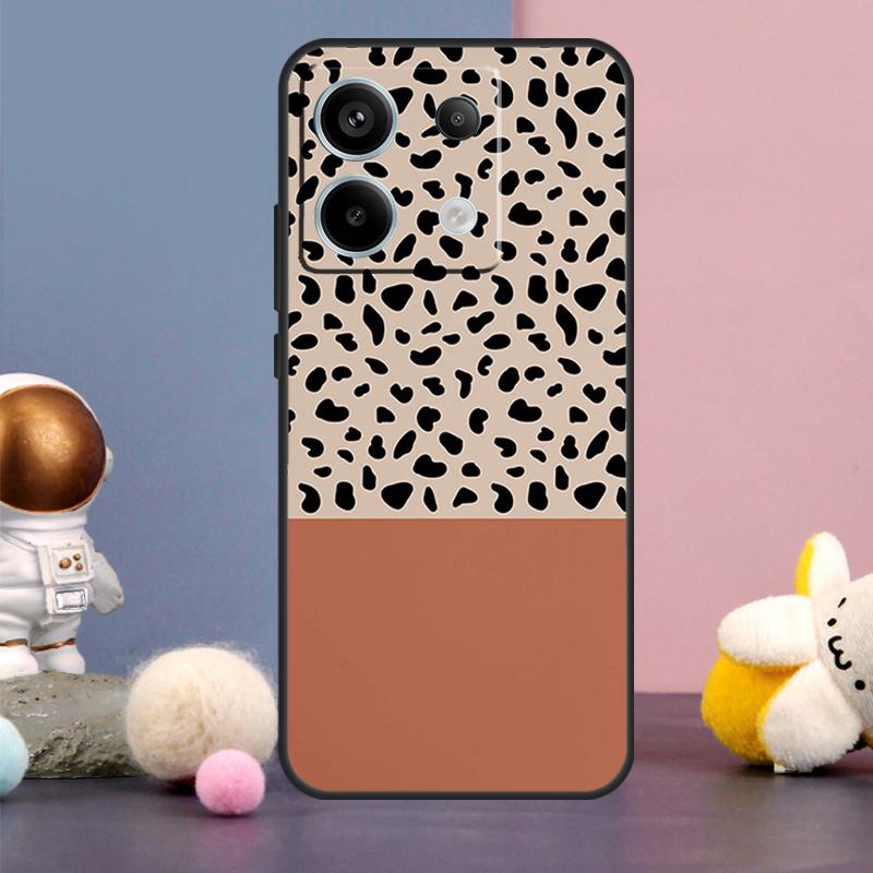 Boho Botanical Leaf Cow Cactus Case For Xiaomi Redmi Note 15 Pro Plus 10 11 12 13 14 Pro Redmi 15 15C 14C 10C 12C 13C Cover