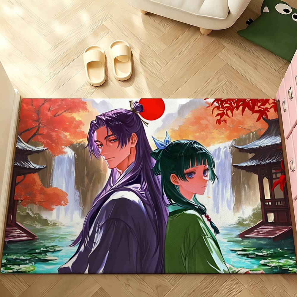 Anime K-kusuriya No Hitorigoto-S Cute Carpet Bathroom Anti-slip Mat Door Mat Home Decoration Mat Entrance Mat Scratch-resistant