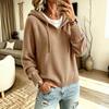 Hooded Warm Sweater - Casual Spring/Autumn, European & American Style, Popular Now in Stock