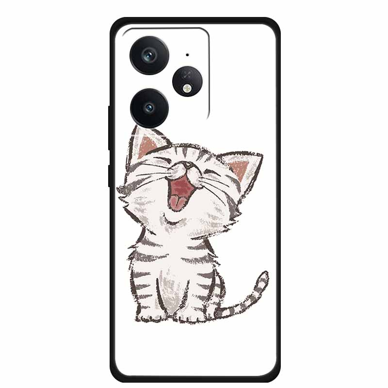 For Realme Neo 7 5G Phone Case Black Silicone Soft Back Cover For Realme Neo7 x Neo 7x Neo7x Neo 7 SE Neo7 SE Case Coque Funda