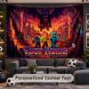 Wall Hanging Tapestry Custom NameMinecraft Pattern Personalized Printed Fabric Wall Decor