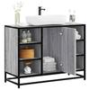 VidaXL Bathroom Vanity Cabinet Sonoma Grey Engineered Wood, Bathroom Sink Cabinet, Bathroom Furniture 849292