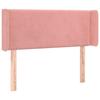 VidaXL Tête de Lit à LED Meuble de Chambre à Coucher Accessoire de Lit Simple Tête de Cadre de Lit Intérieur Rose 3123143