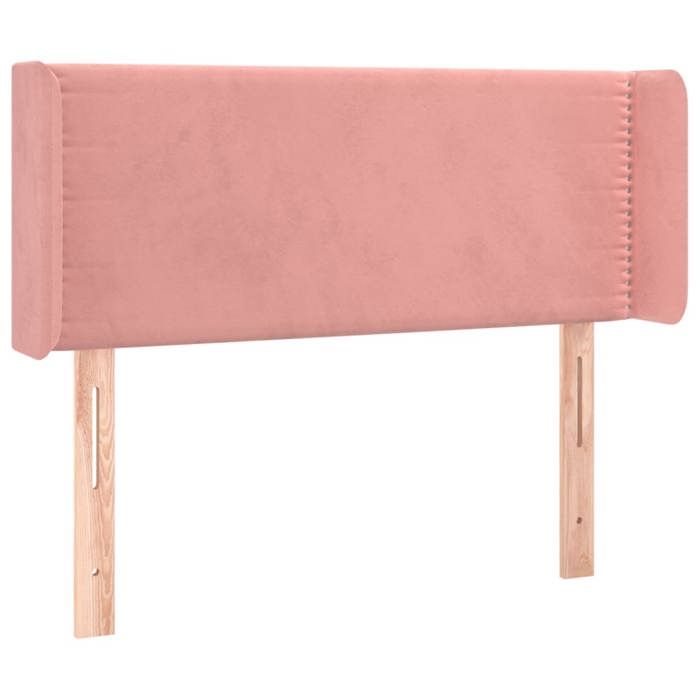 VidaXL Tête de Lit à LED Meuble de Chambre à Coucher Accessoire de Lit Simple Tête de Cadre de Lit Intérieur Rose 3123143