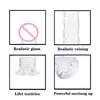 Large Crystal TPE Soft Eggless Dildo - Long-lasting Transparent Adult Pleasure Device