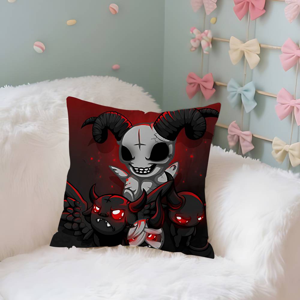

The Binding Of Isaac Game Case Plush Fabric Soft Pillowcase Double Sided Print Cushion Cover Household Gifts 40cmx40cm