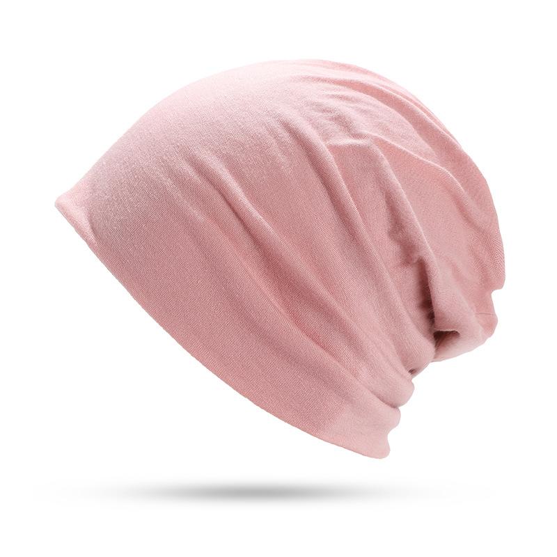 Cotton Slouchy Beanie Hip-Hop Soft Lightweight Running Beanie Adult Dwarf Hat Chemo Cap For Men Women Hip-Hop Sleep Cap Stretchy