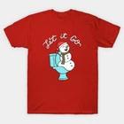 Snowman Christmas Made in Australia T-Shirt 4XL