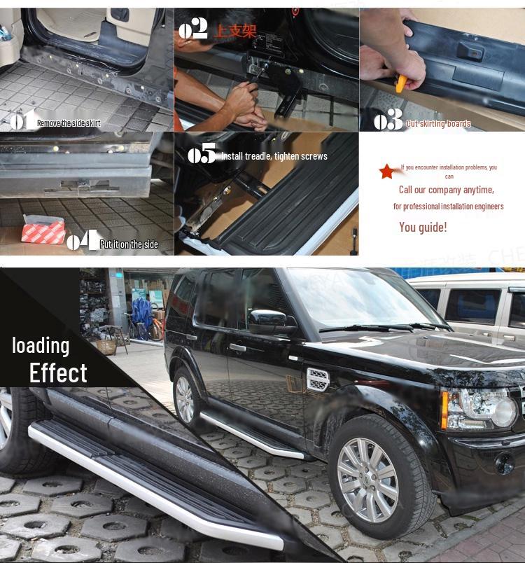 Side Steps & Foot Pedals for Land Rover Discovery 4 & Freelander 2