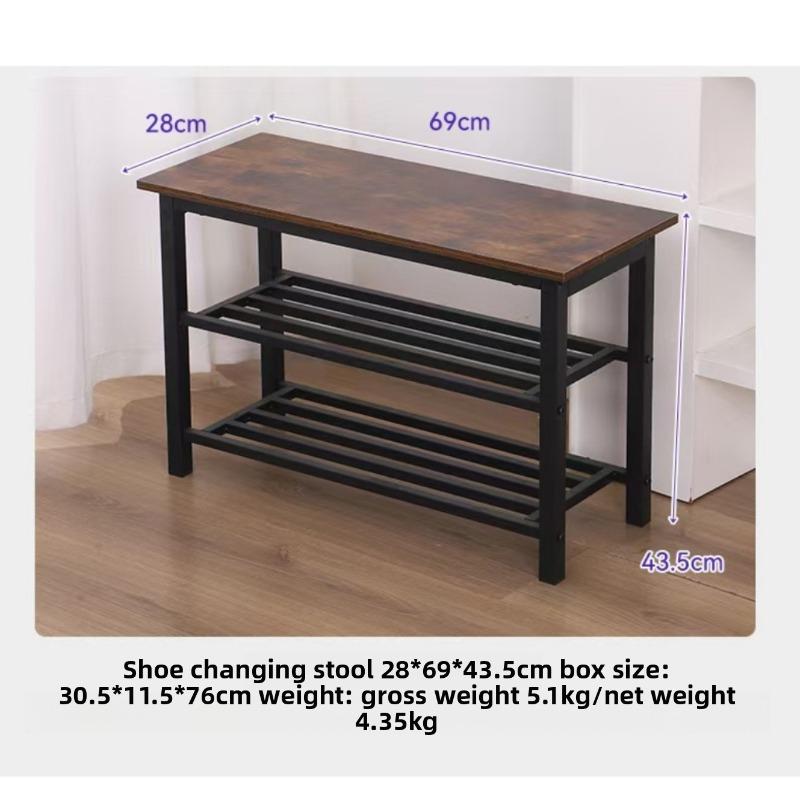 

Metal Entryway Shoe Rack Multi-Tier Floor-Mounted Shoe Organizer Moisture-Proof Sturdy Shoe Storage Cabinet for Hallway Porch