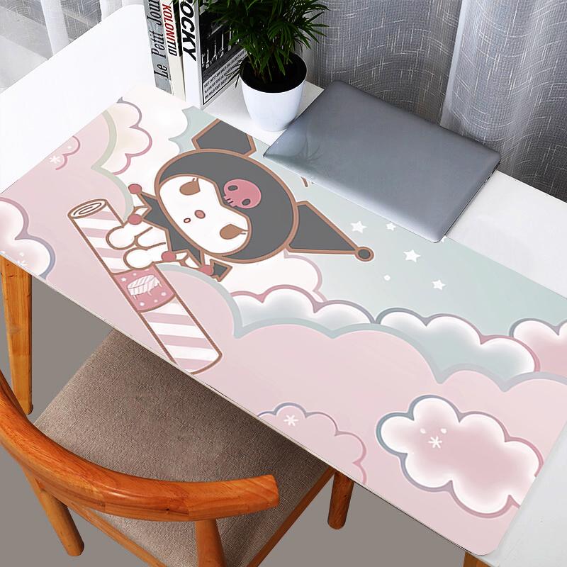 Kuromi Mouse Pads durable New Anime Gamer New Keyboard Desk Mouse Mat Carpet Rubber Tapis Souris Gaming Notbook Mousepad