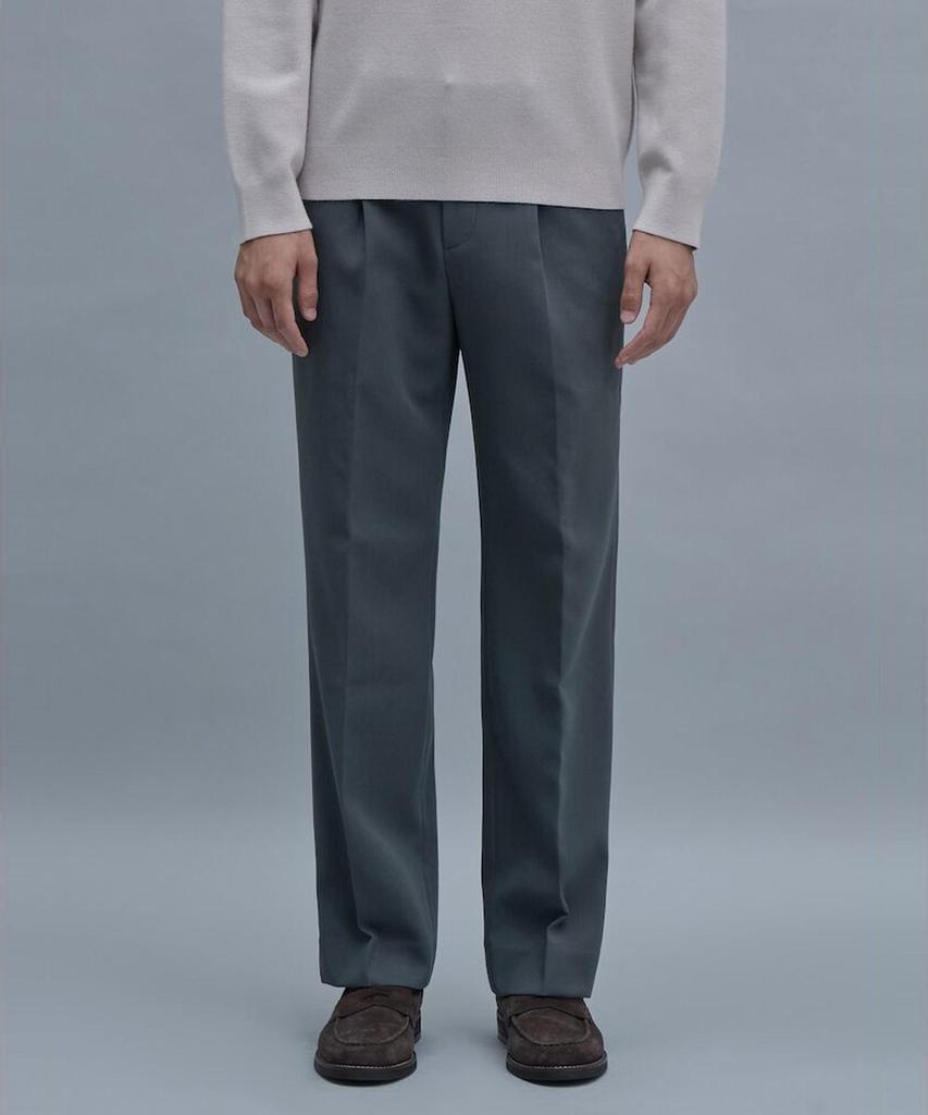 SHIFT.G Semi Wide Onetuck Slacks Khaki