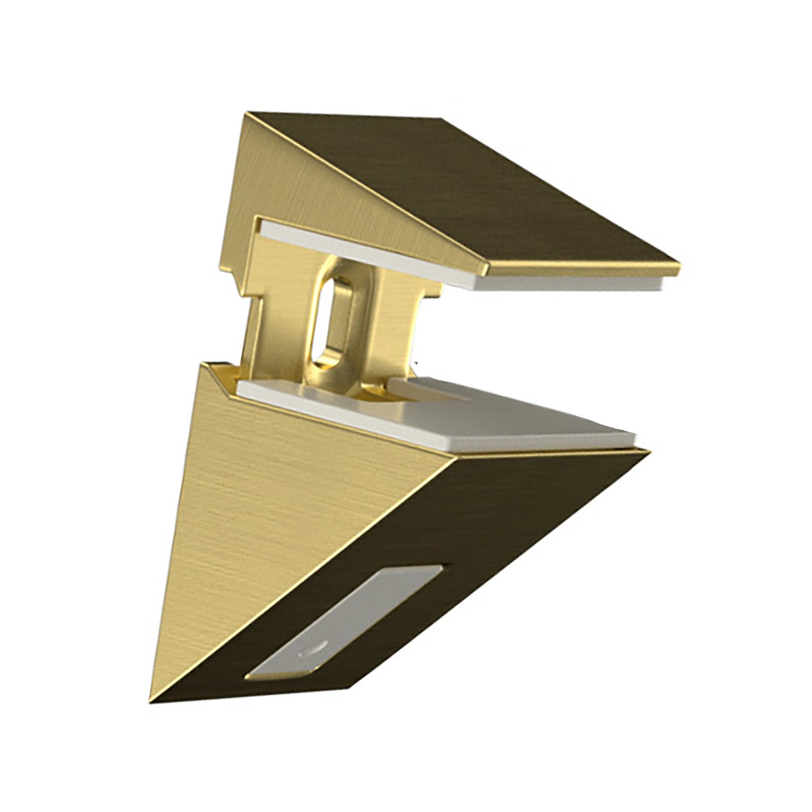 

Многоцелевой прочный держатель для стеклянных зажимов, настенные держатели для стеклянных и деревянных полок в душевых, кухнях бежевый