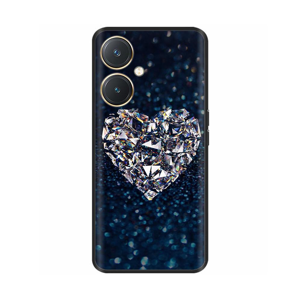 For Vivo Y27 Case Black Cover Skull Wolf Silicone Soft Back Cases For Vivo Y27 5G Phone Case VivoY27 Y 27 2023 Protective Shell