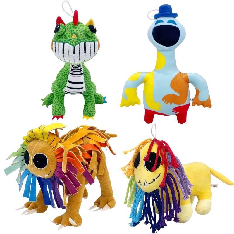 Adorable Nightmare Critters Plush Toy Featuring Green Dinosaur And Lion Design