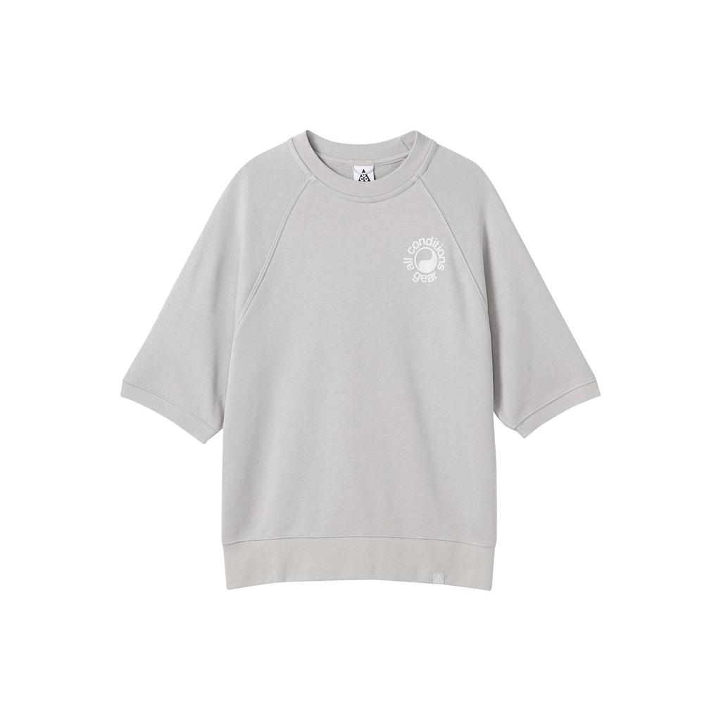 Nike Taichi Letter Print Short Sleeve T-Shirt Unisex Tops Light-Grey DN3915-012