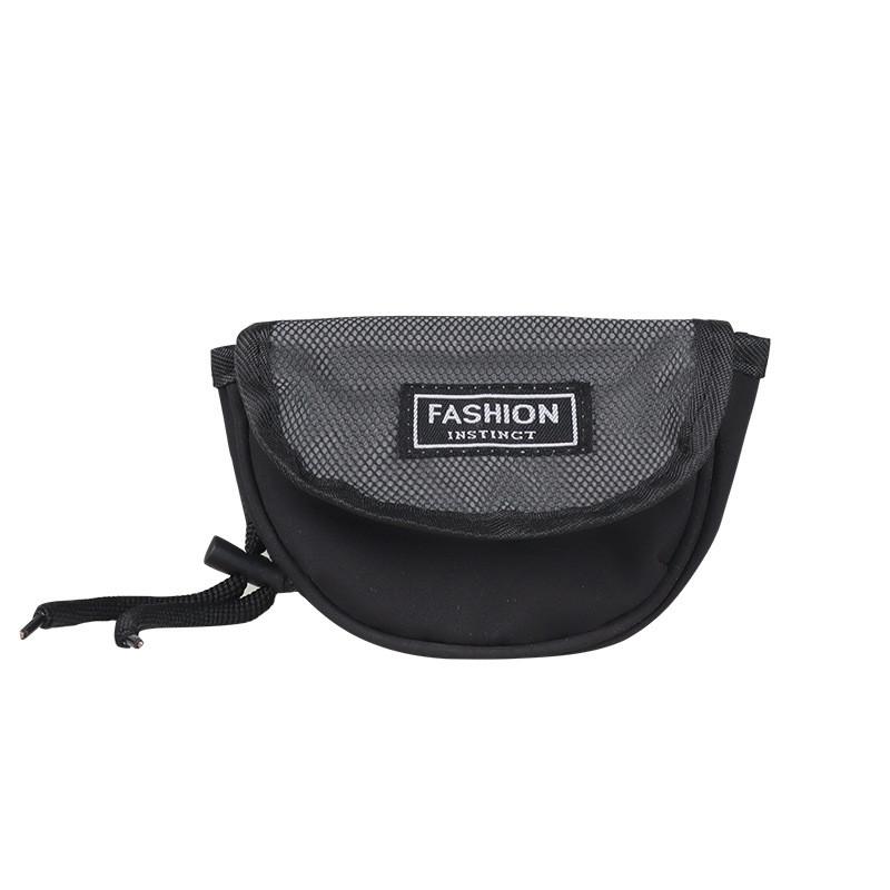 Fashionable Kids  Canvas Backpack Charming Half-moon Design Lightweight And Practical чёрный