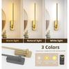 Battery Operated Wall Sconces with Remote Control,LED Rechargeable Picture Lights for Wall Wireless Led Lights for Bedroom with Magnetic Wall Light